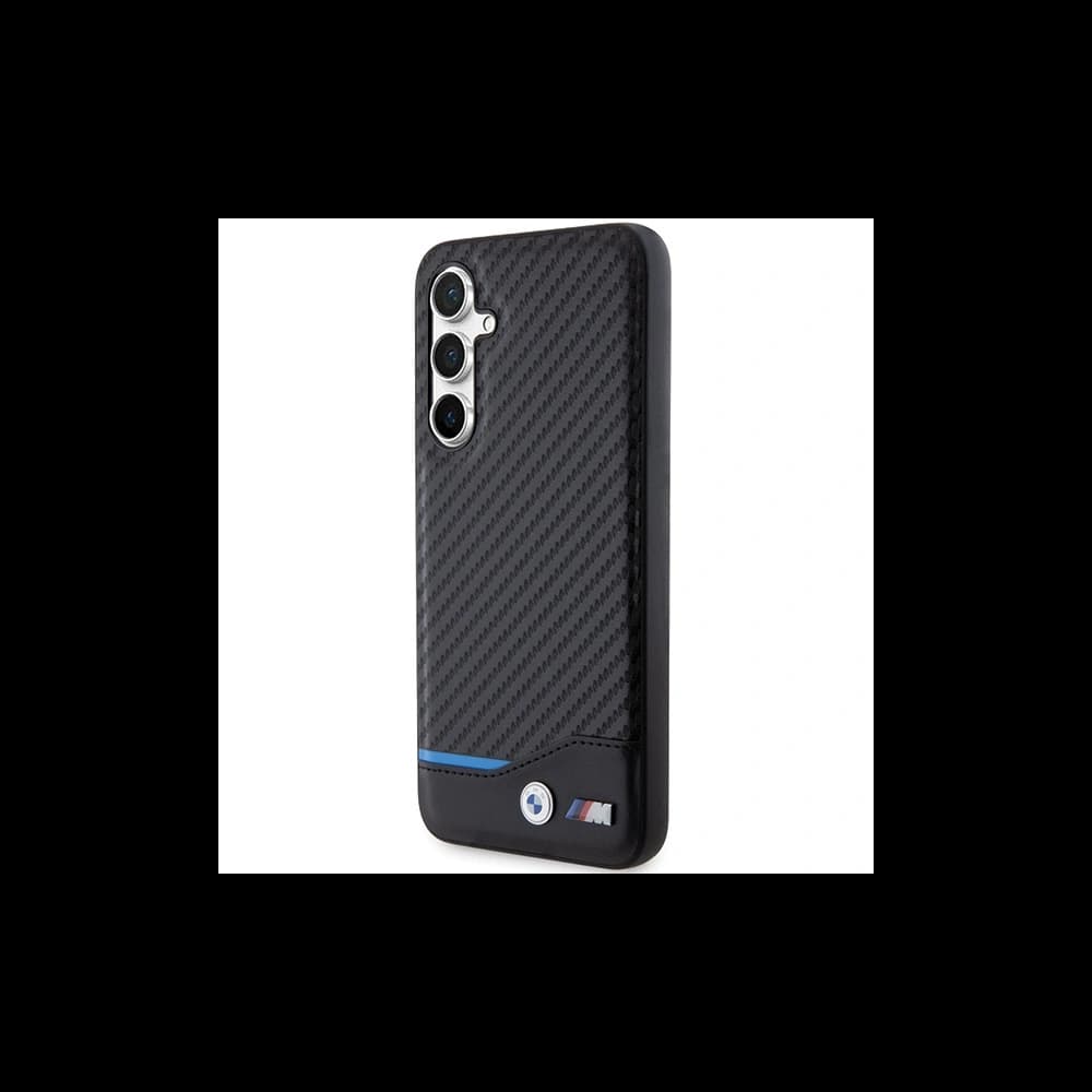 BMW Samsung Carcasă BMHCS23FE22NBCK Galaxy S23 FE Leather Carbon negru/negru - 2