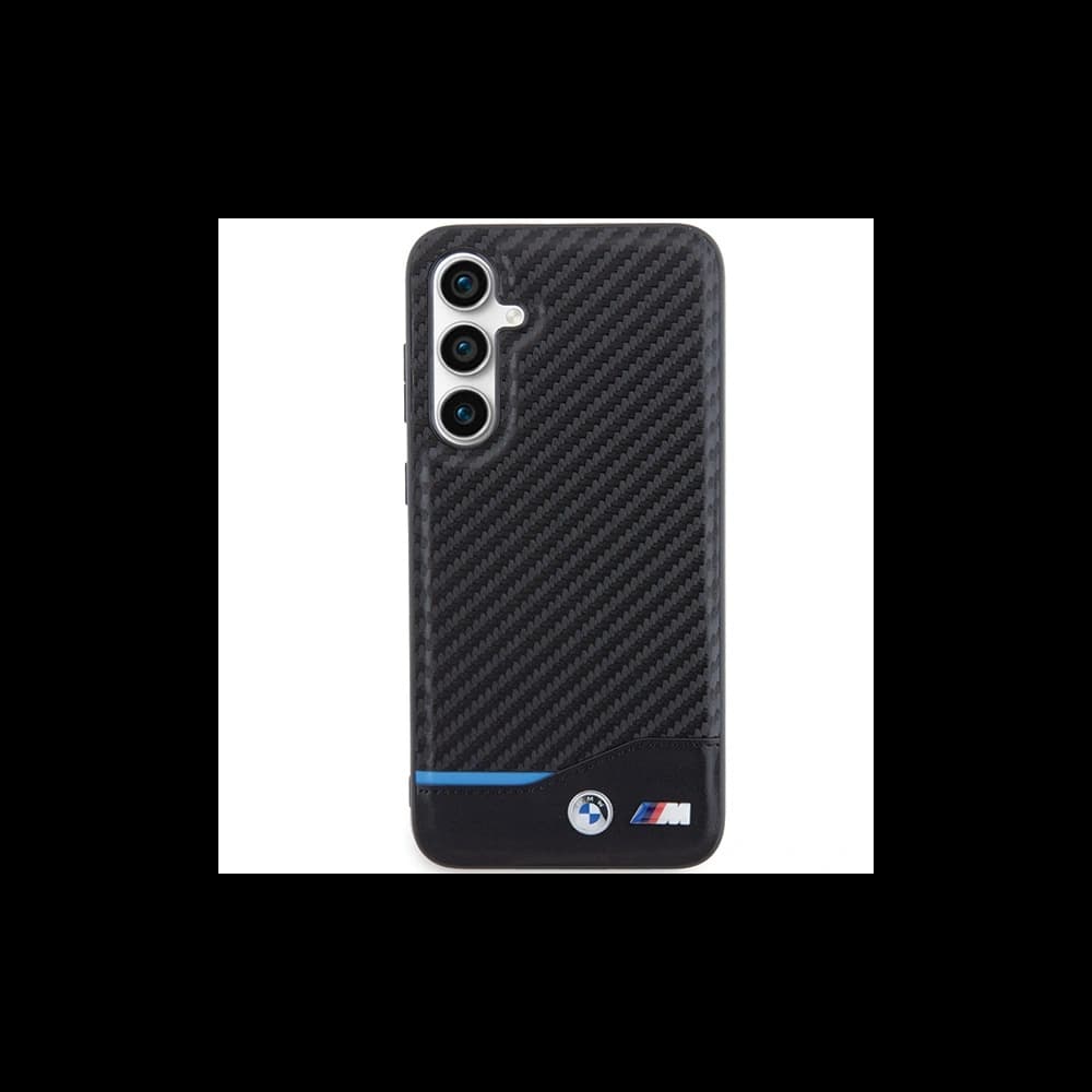 BMW Samsung Carcasă BMHCS23FE22NBCK Galaxy S23 FE Leather Carbon negru/negru - 3