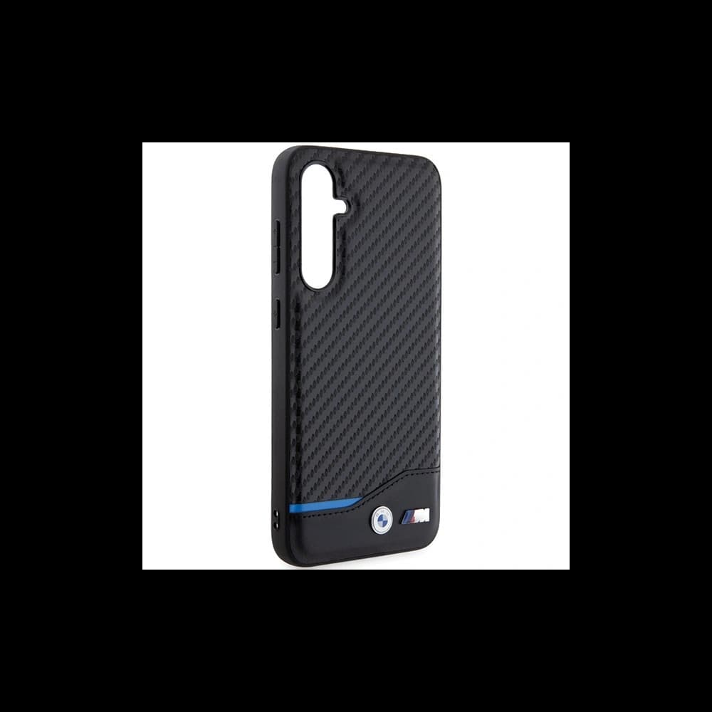 BMW Samsung Carcasă BMHCS23FE22NBCK Galaxy S23 FE Leather Carbon negru/negru - 4