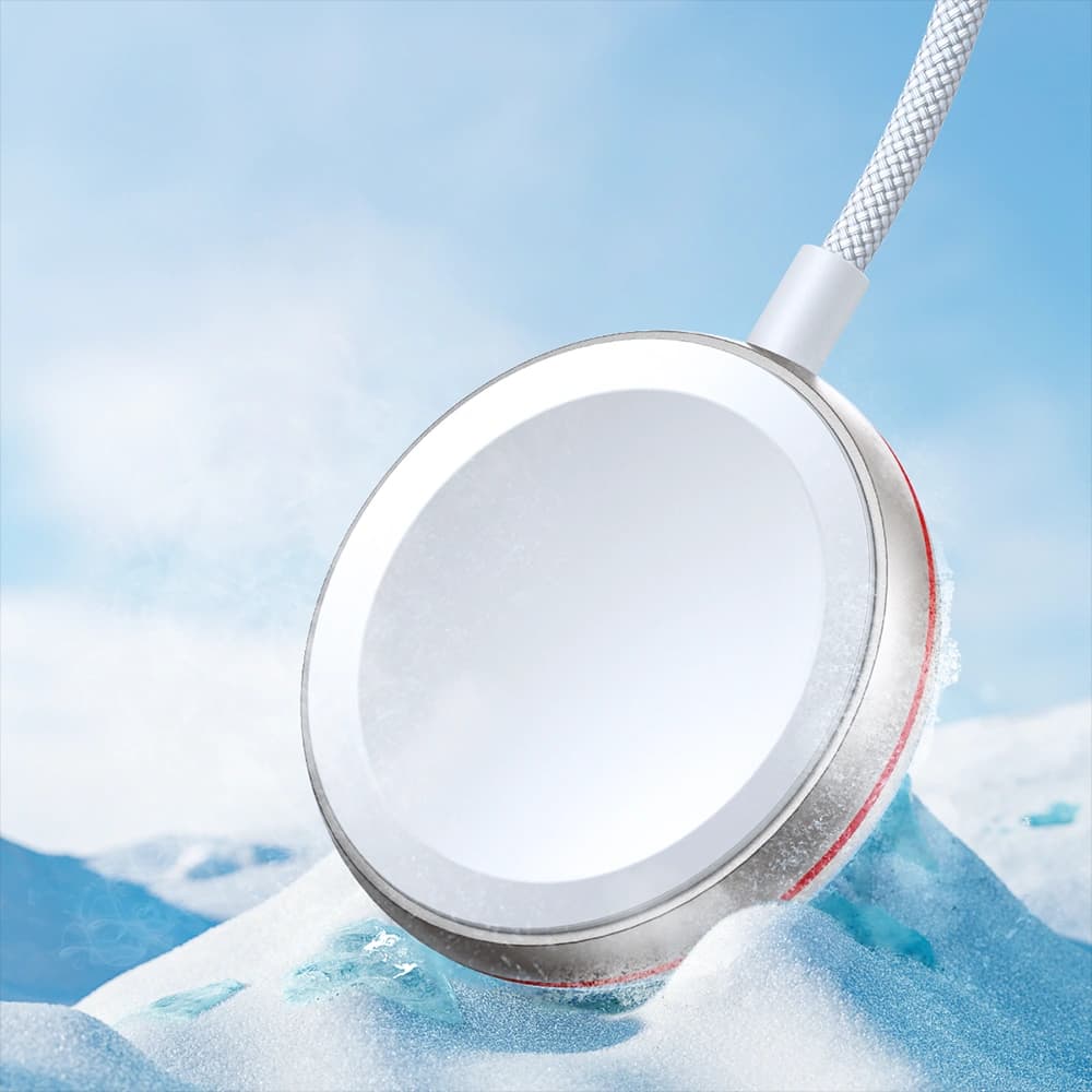 Kabel 2w1 Joyroom S-IW011 USB-C / Lightning, ładowarka indukcyjna do Apple Watch 1.5m biały - 12