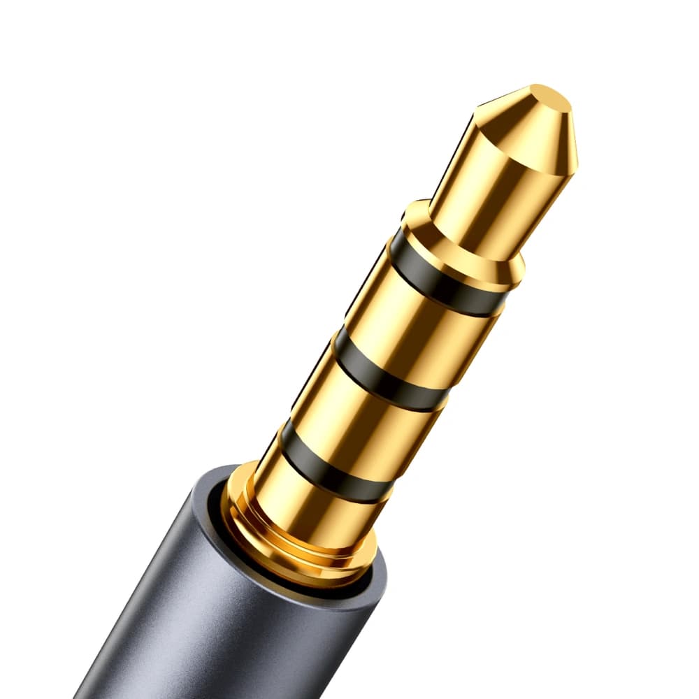 Joyroom SY-A09 cable mini jack 3.5mm female / AUX mini jack 3.5mm male 1.2 m black - 6