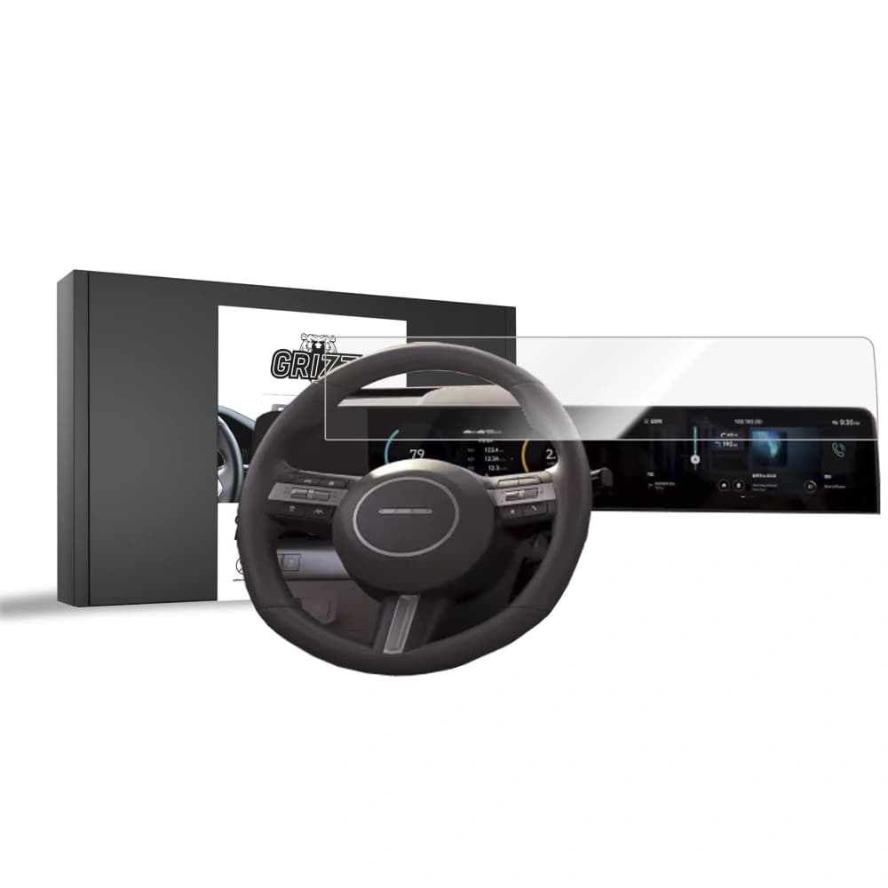 Ceramic GrizzGlass CarDisplay Protection Hyundai Kona 2023-2025 - 1