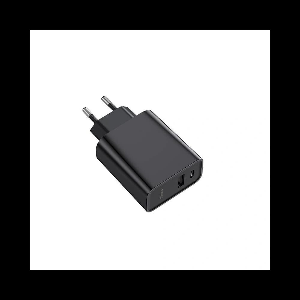Fast Wall Charger Baseus PD + QC 3.0 30W Black - 4