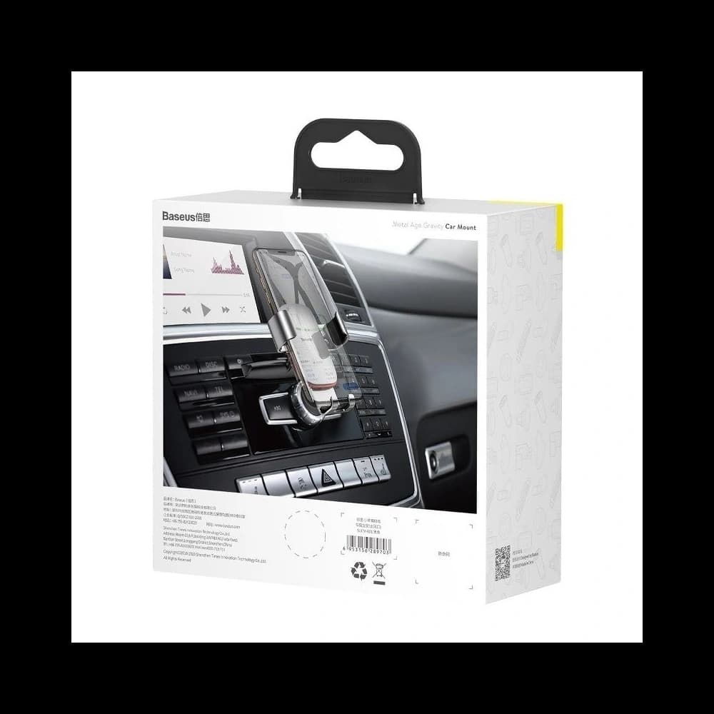 Baseus Schwerkraftbefestigung Metal Age für CD-Einschub (schwarz) - 8