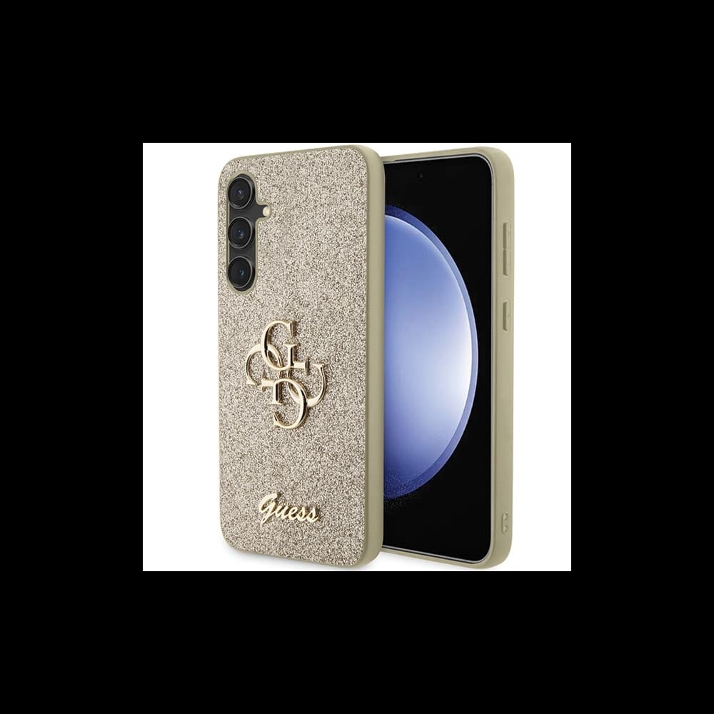 Guess Samsung Carcasă GUHCS23FEHG4SGD Galaxy S23 FE hardcase Glitter Script Big 4G gold/gold - 1
