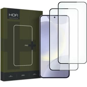 Gehärtetes Glas Hofi Glass Pro+ Samsung Galaxy S24+ Plus Schwarz [2 PACK]
