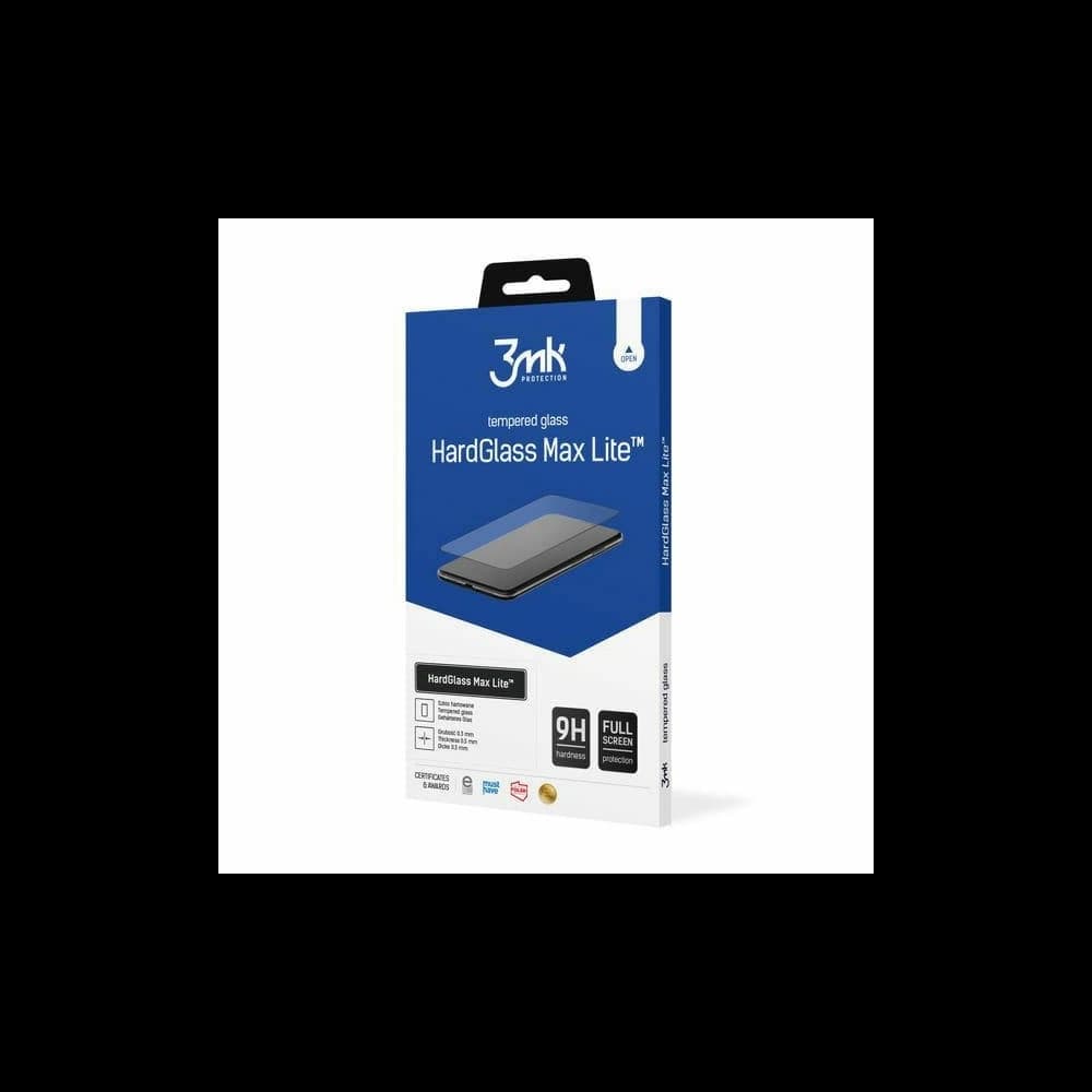 Gehärtetes Glas 3MK HardGlass Max Lite Motorola Edge 40 Neo schwarz/black - 1