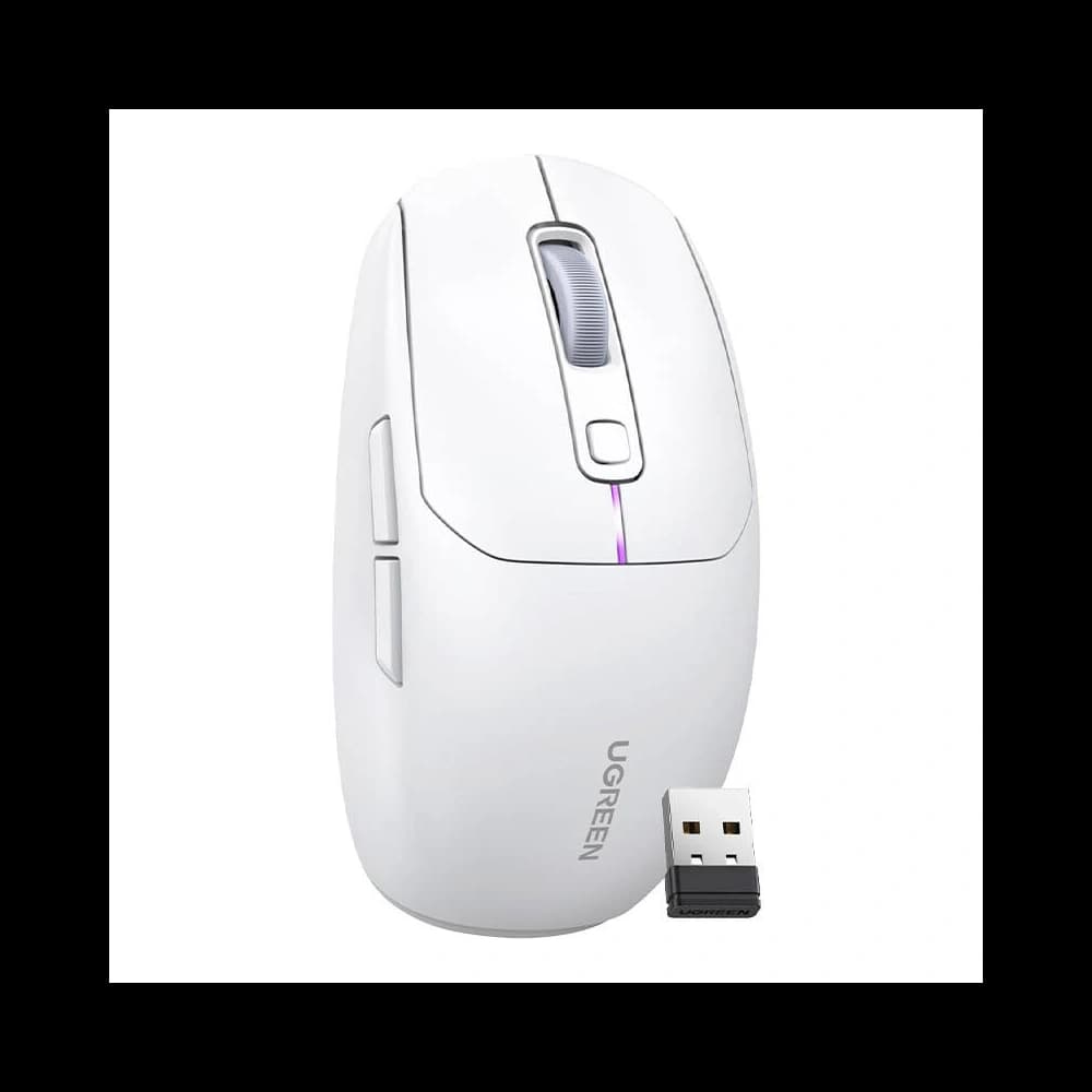 UGREEN MU103 wireless mouse 2.4G / Bluetooth 5.0 white - 1