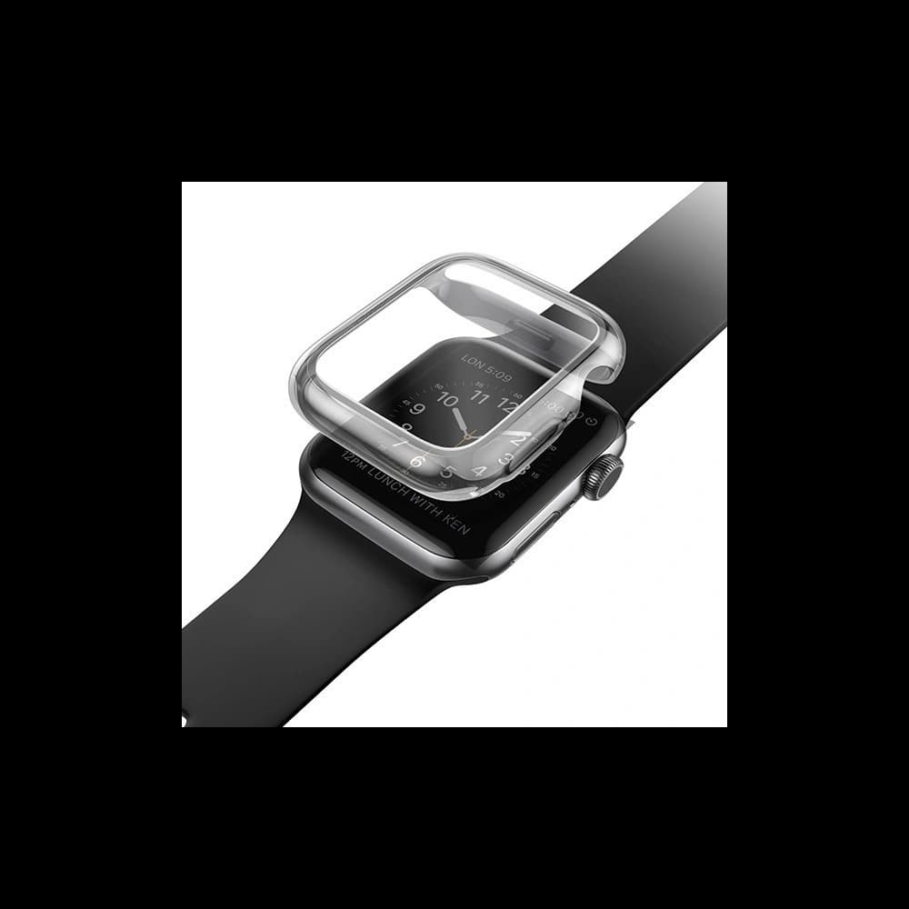Etui UNIQ Garde Apple Watch 4/5/6/7/8/9/SE 44/45mm šedé/ukouřené šedé - 1