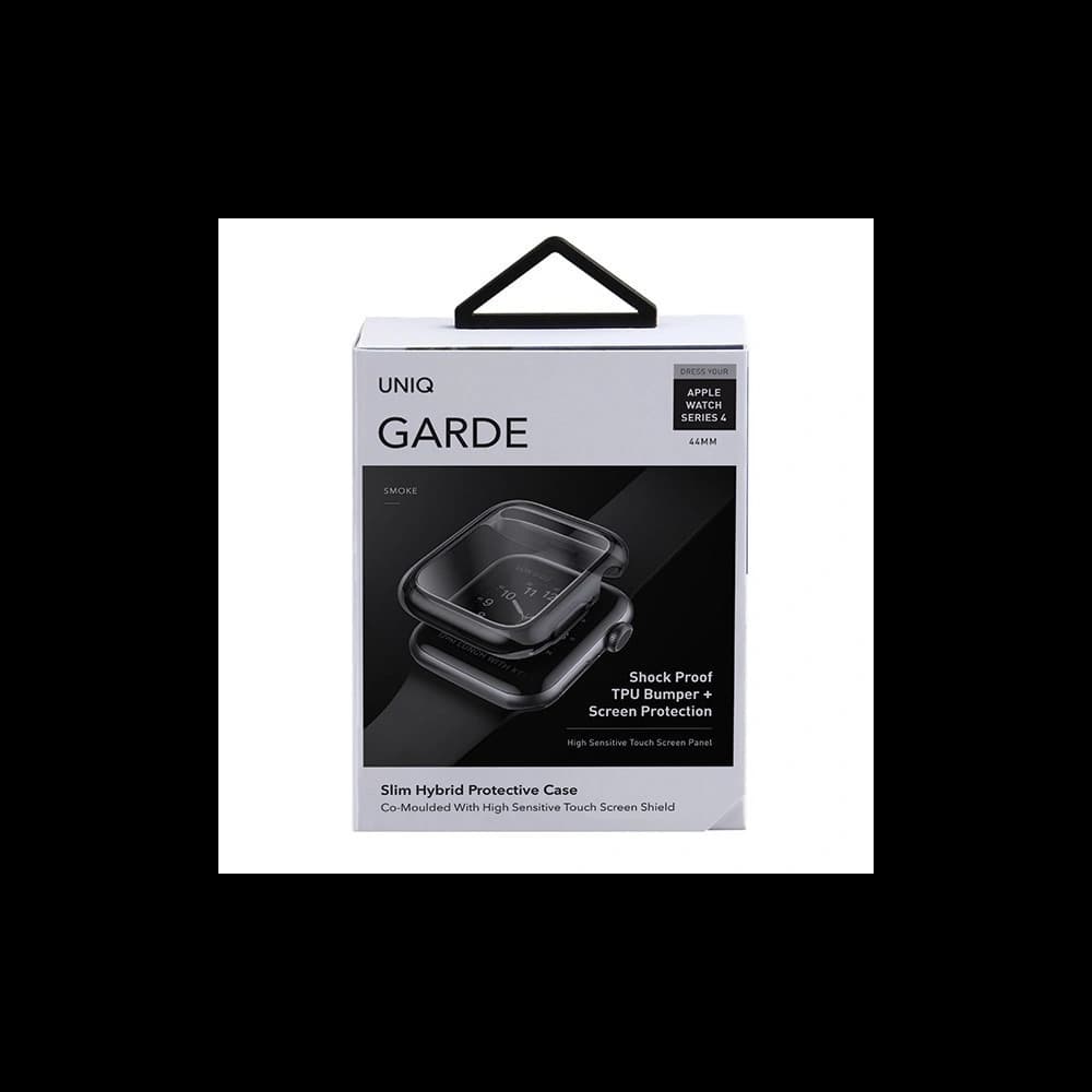 Etui UNIQ Garde Apple Watch 4/5/6/7/8/9/SE 44/45mm šedé/ukouřené šedé - 7