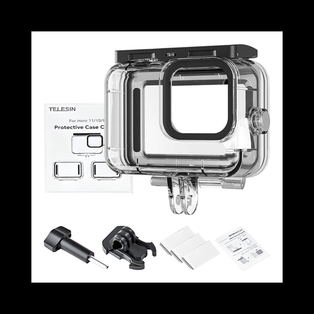 TELESIN waterproof case set for GoPro Hero 12/11/10/9 - 7