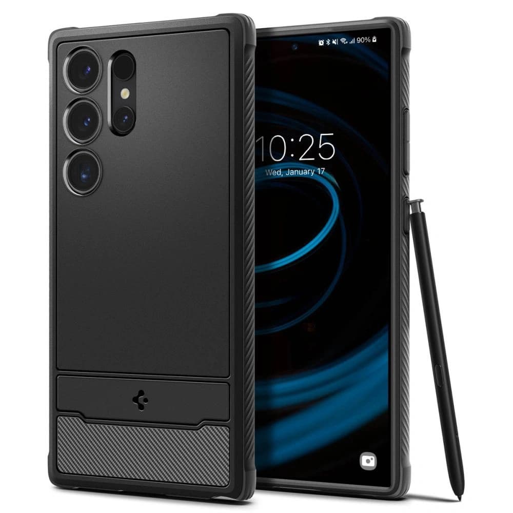 Etui Spigen Rugged Armor Samsung Galaxy S24 Ultra Matná černá - 1