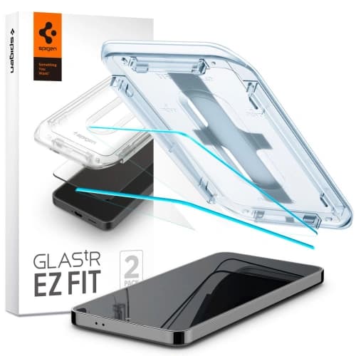 Gehärtetes Glas Spigen GLAS.tR ez Fit Samsung Galaxy S24+ Plus Clear [2 PACK]