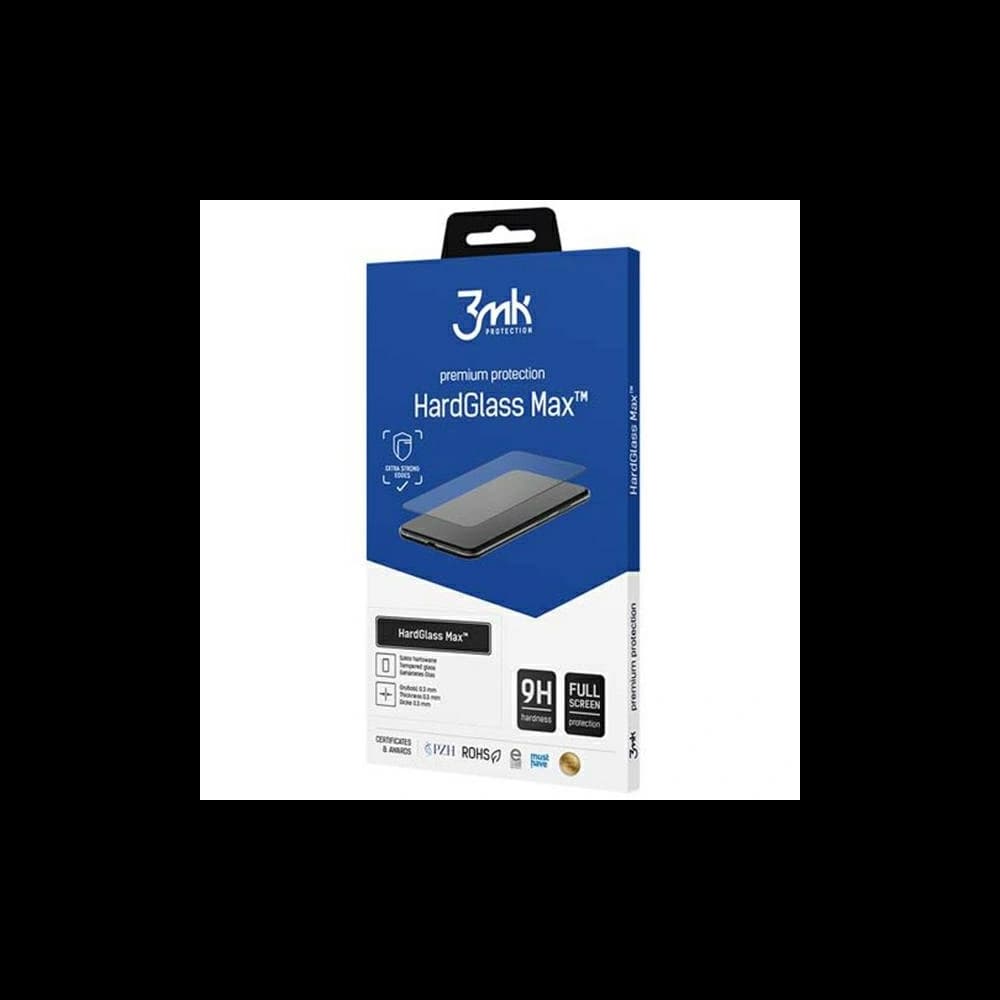 Gehärtetes Glas 3MK HardGlass Max Samsung Galaxy S24 schwarz/black - 1