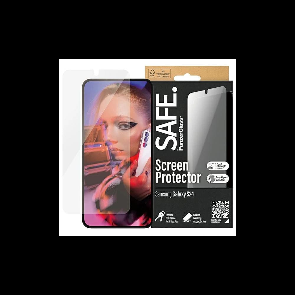 SAFE by PanzerGlass Samsung Galaxy S24 Screen Protection Ultra-Wide Fit - 1