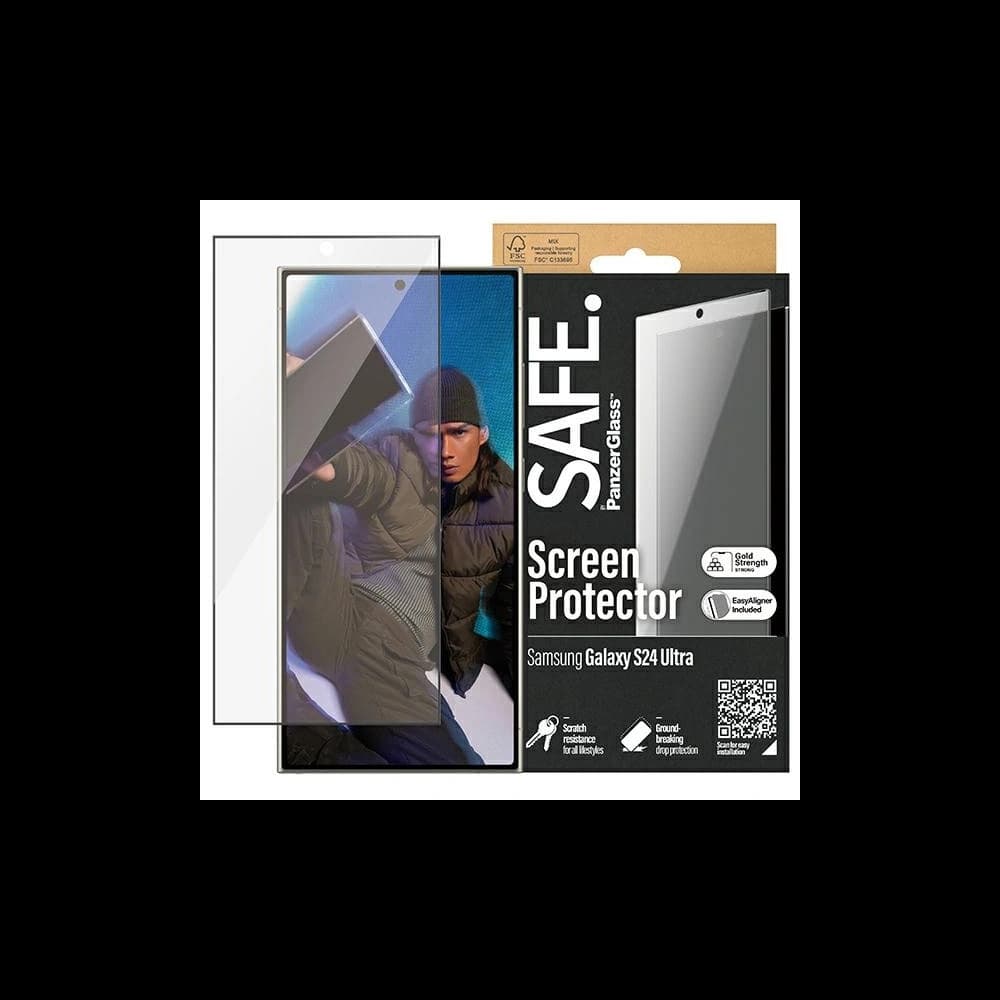 Szkło hartowane SAFE by PanzerGlass Samsung Galaxy S24 Ultra Screen Protection Ultra-Wide Fit - 1