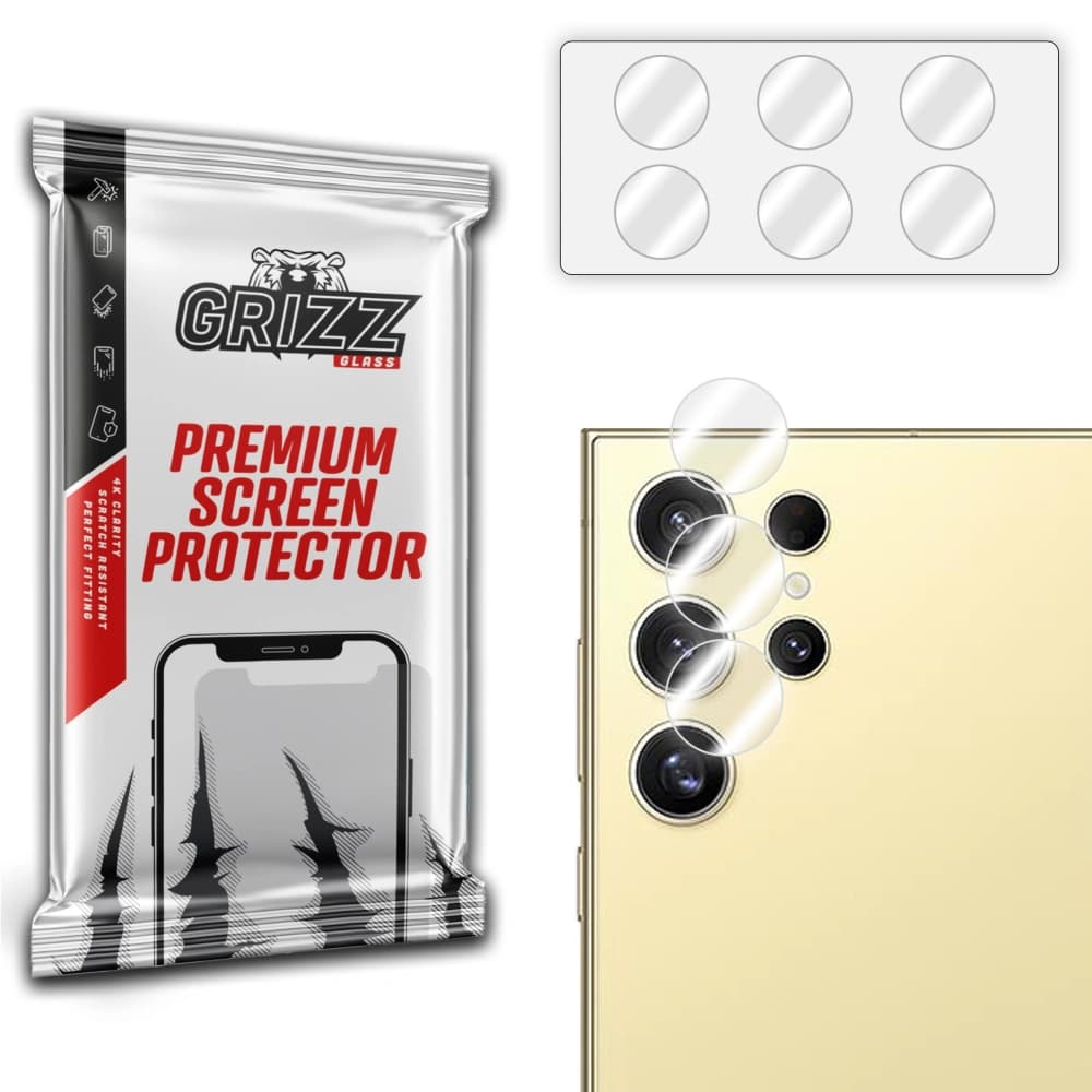 Szkło na aparat GrizzGlass HybridGlass Camera do Samsung Galaxy S24 Ultra - 1