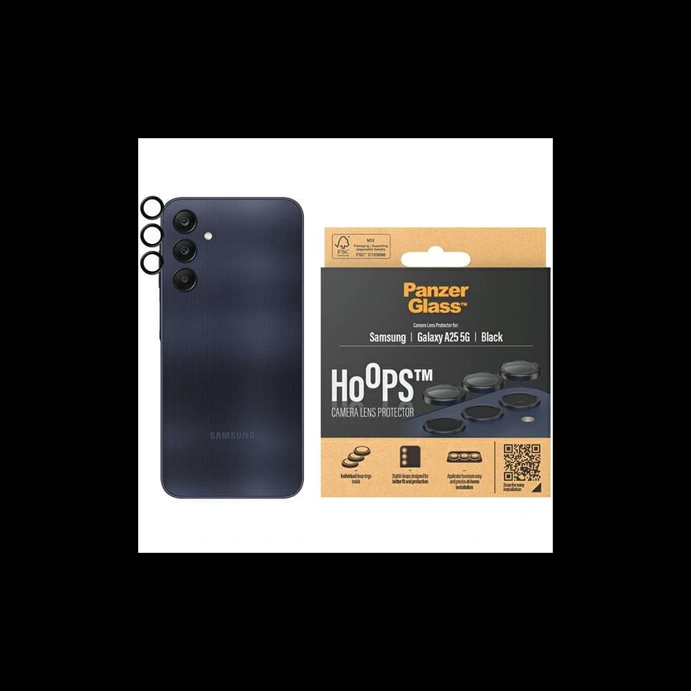Sticlă pentru obiectivul aparatului PanzerGlass Hoops Camera Samsung Galaxy A25 5G negru/black - 1