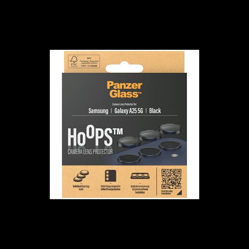 Sticlă pentru obiectivul aparatului PanzerGlass Hoops Camera Samsung Galaxy A25 5G negru/black - 4