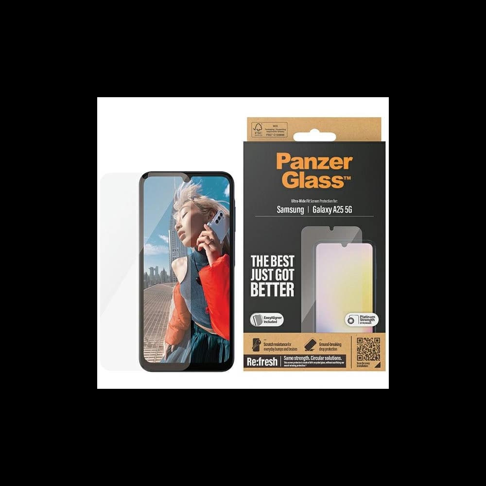 PanzerGlass Ultra-Wide Fit Samsung Galaxy A25 5G 5G Screen Protection - 1