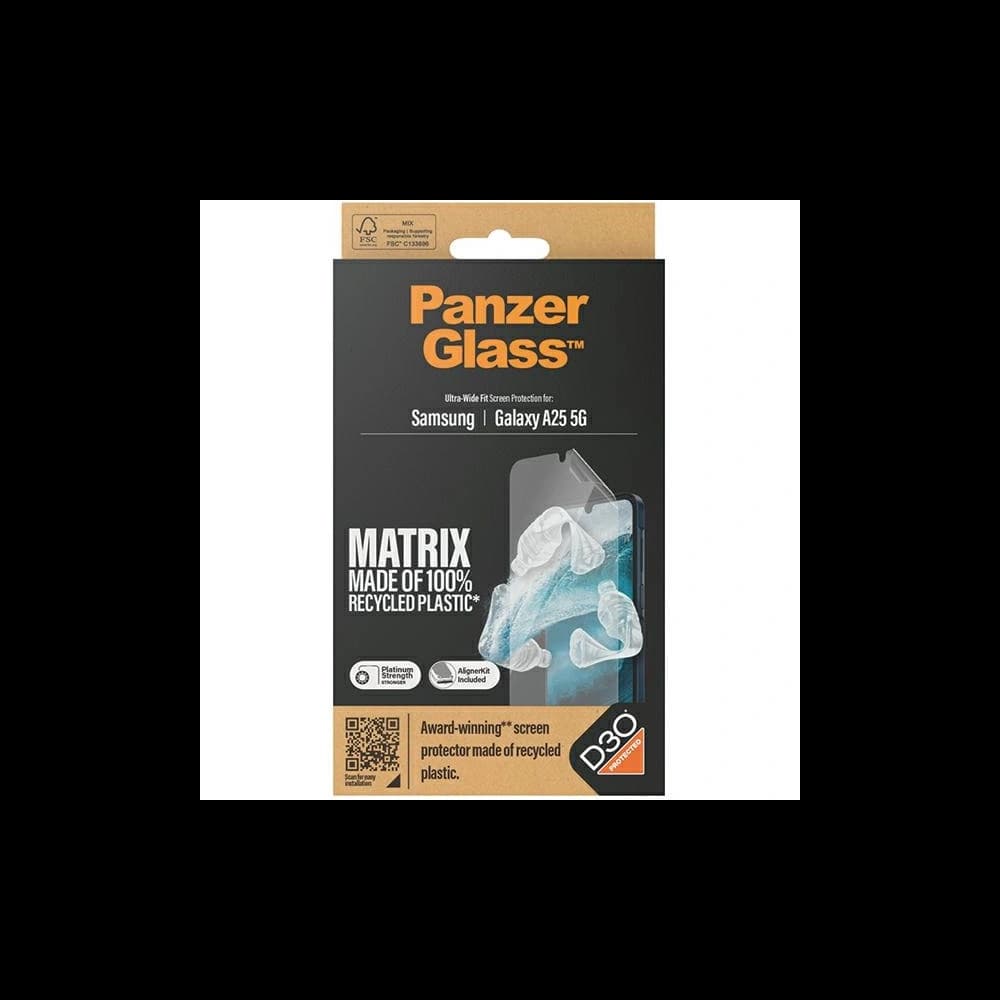 PanzerGlass Ultra-Wide Fit Samsung Galaxy A25 5G D3O Screen Protection - 4