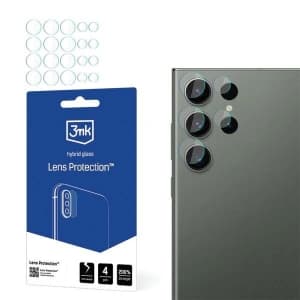 Szkło hybrydowe na obiektyw aparatu 3MK Lens Protection Samsung Galaxy S24 Ultra [4 PACK]