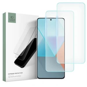 Edzett üveg Tech-Protect Supreme Set Xiaomi Redmi Note 13 / 13 Pro / 4G / 5G Clear [2 PACK]