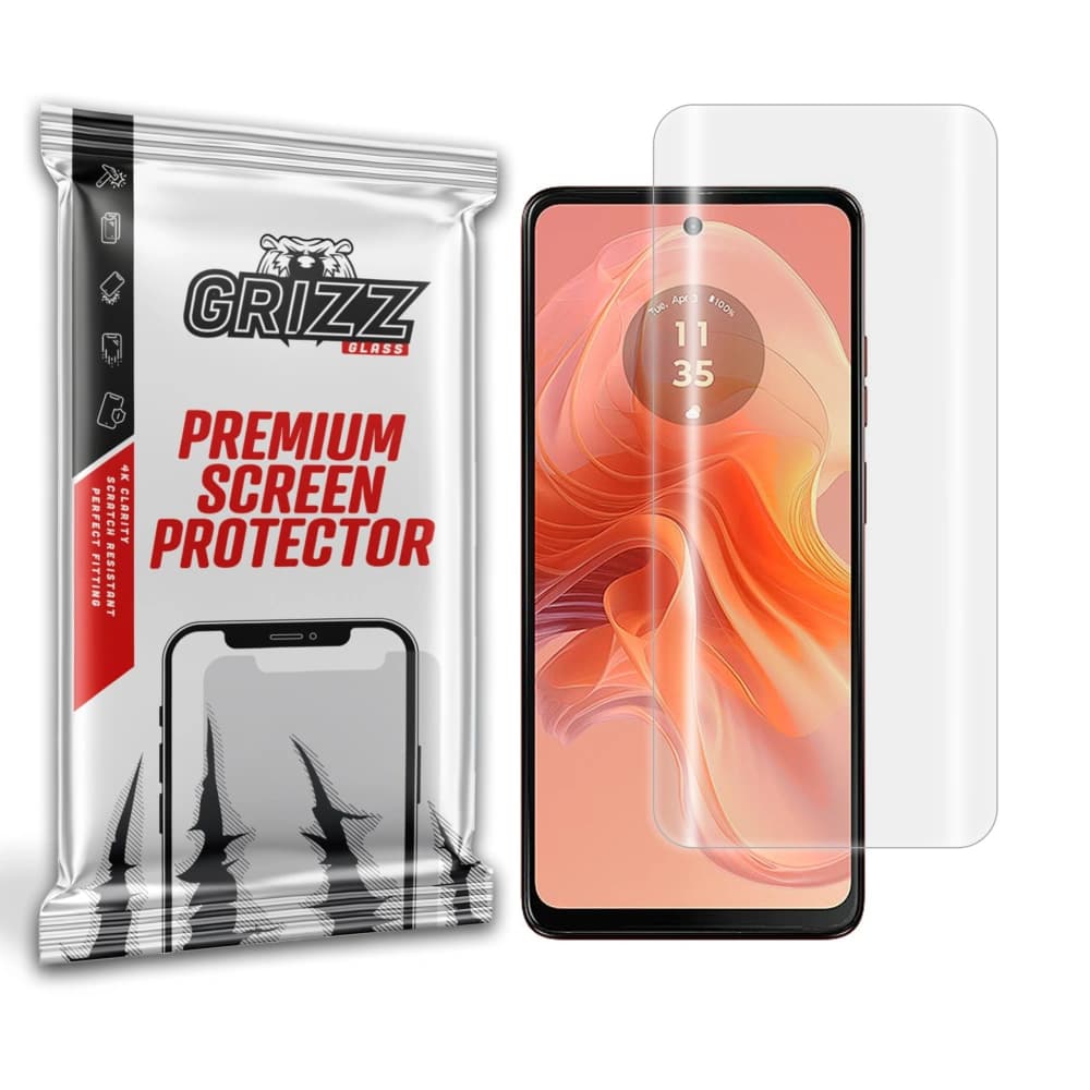 Hydrogel-Folie GrizzGlass Hydrofilm für Motorola Moto G04 - 1
