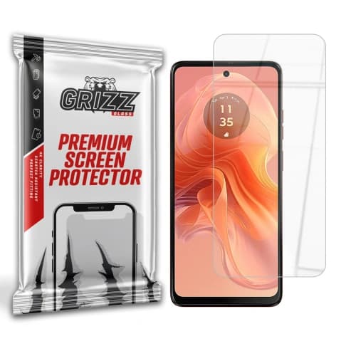 Hybriertes Glas GrizzGlass HybridGlass für Motorola Moto G04