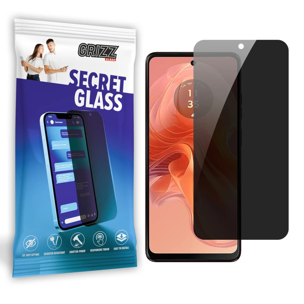 GrizzGlass Matte SecretGlass Motorola Moto G04 - 1