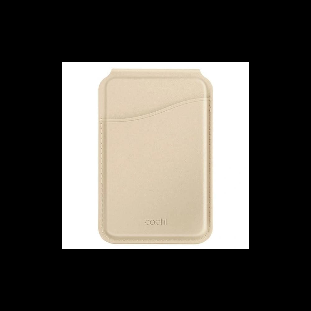 UNIQ Coehl Esme MagSafe magnetic wallet with mirror and stand cream - 1