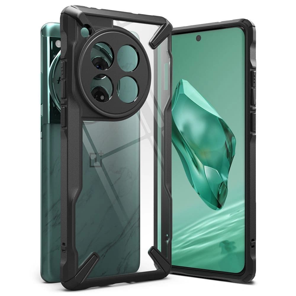 Case Ringke Fusion-X OnePlus 12 Schwarz - 1
