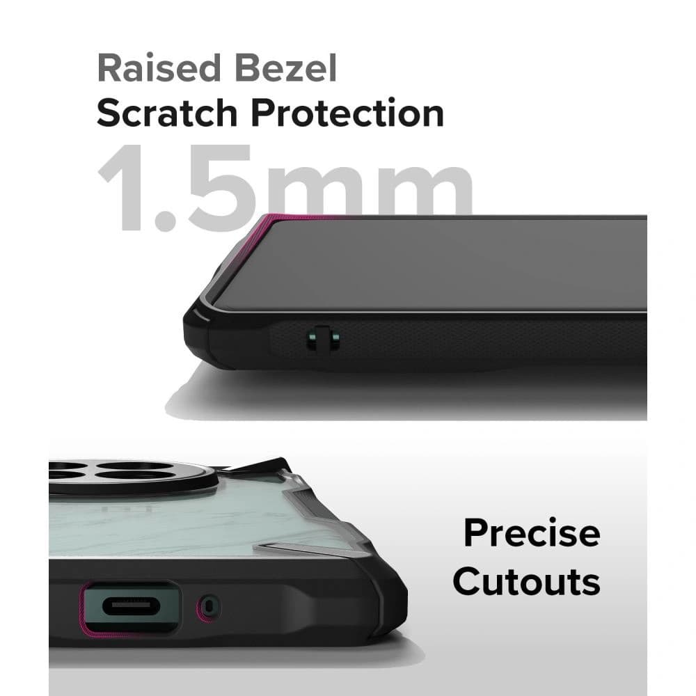 Case Ringke Fusion-X OnePlus 12 Schwarz - 5