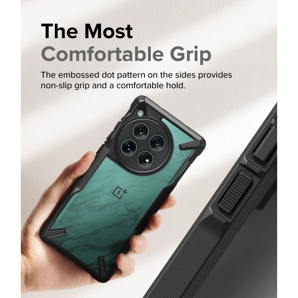 Case Ringke Fusion-X OnePlus 12 Schwarz - 9