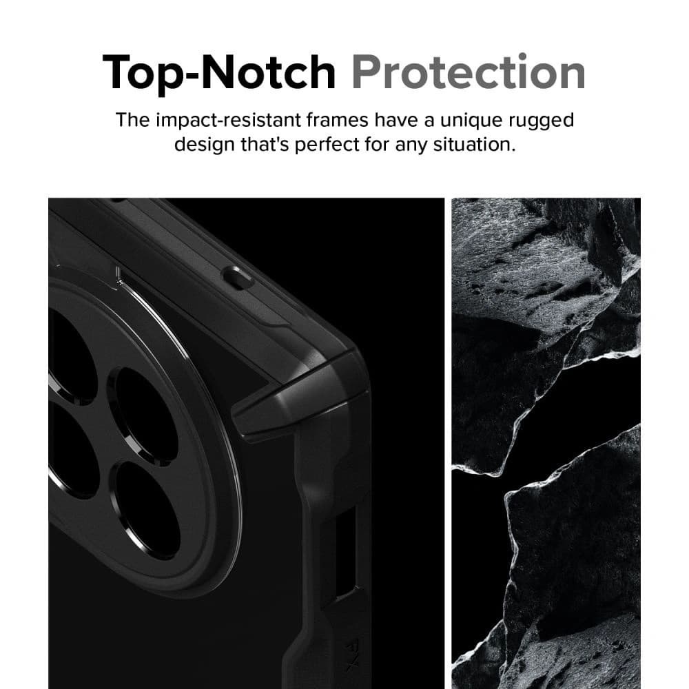 Case Ringke Fusion-X OnePlus 12 Schwarz - 10