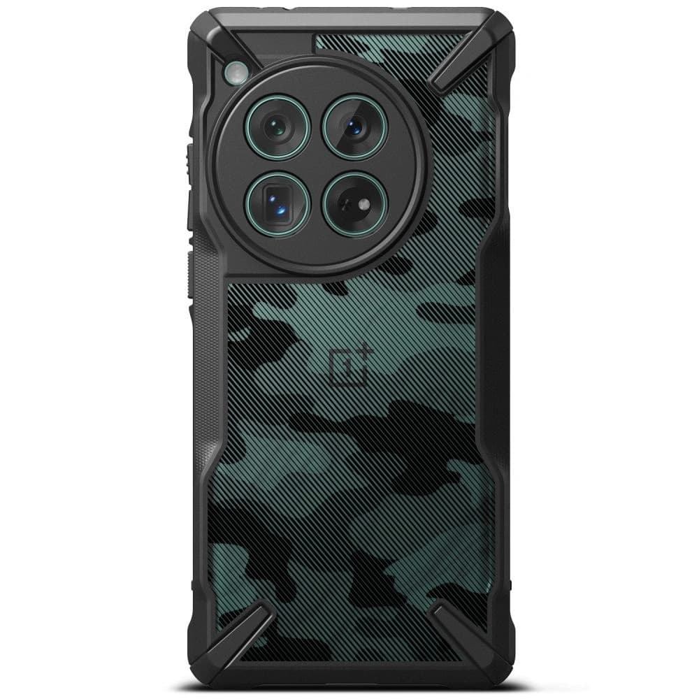 Case Ringke Fusion-X OnePlus 12 Camo Schwarz - 3