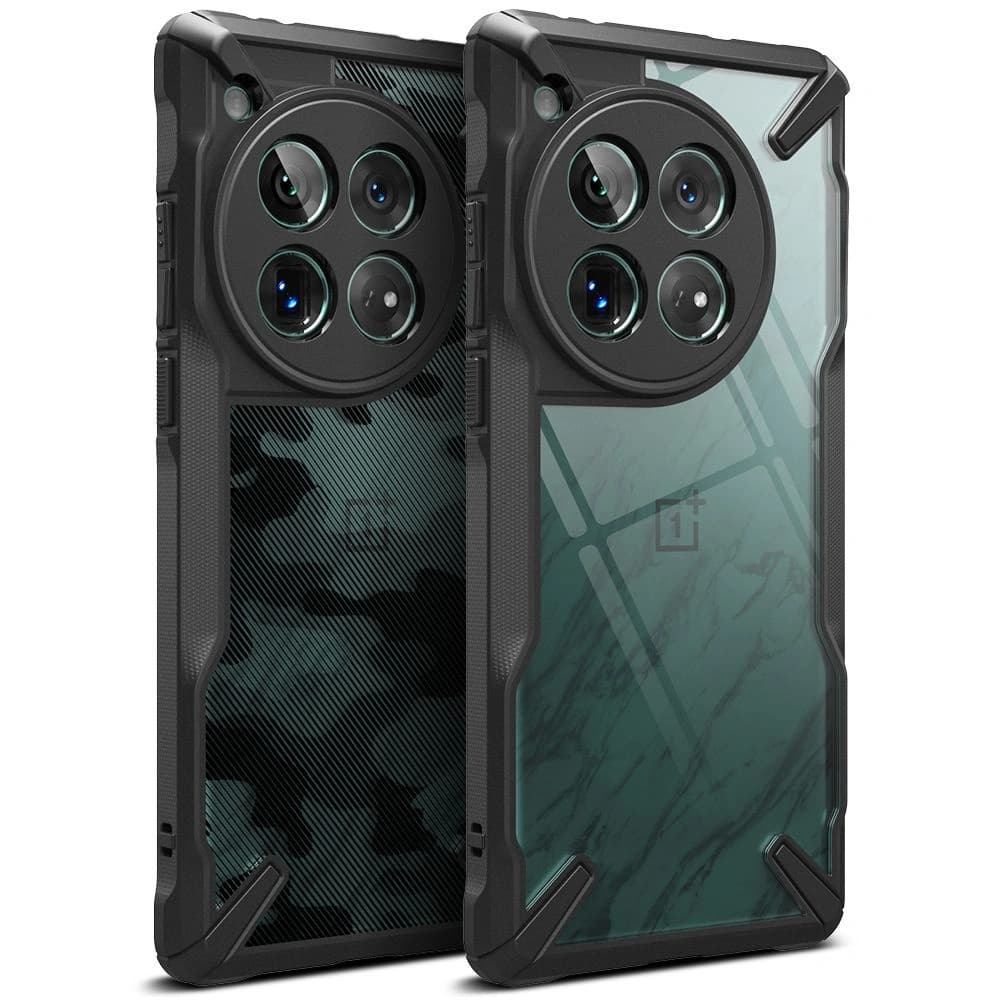 Case Ringke Fusion-X OnePlus 12 Camo Schwarz - 4