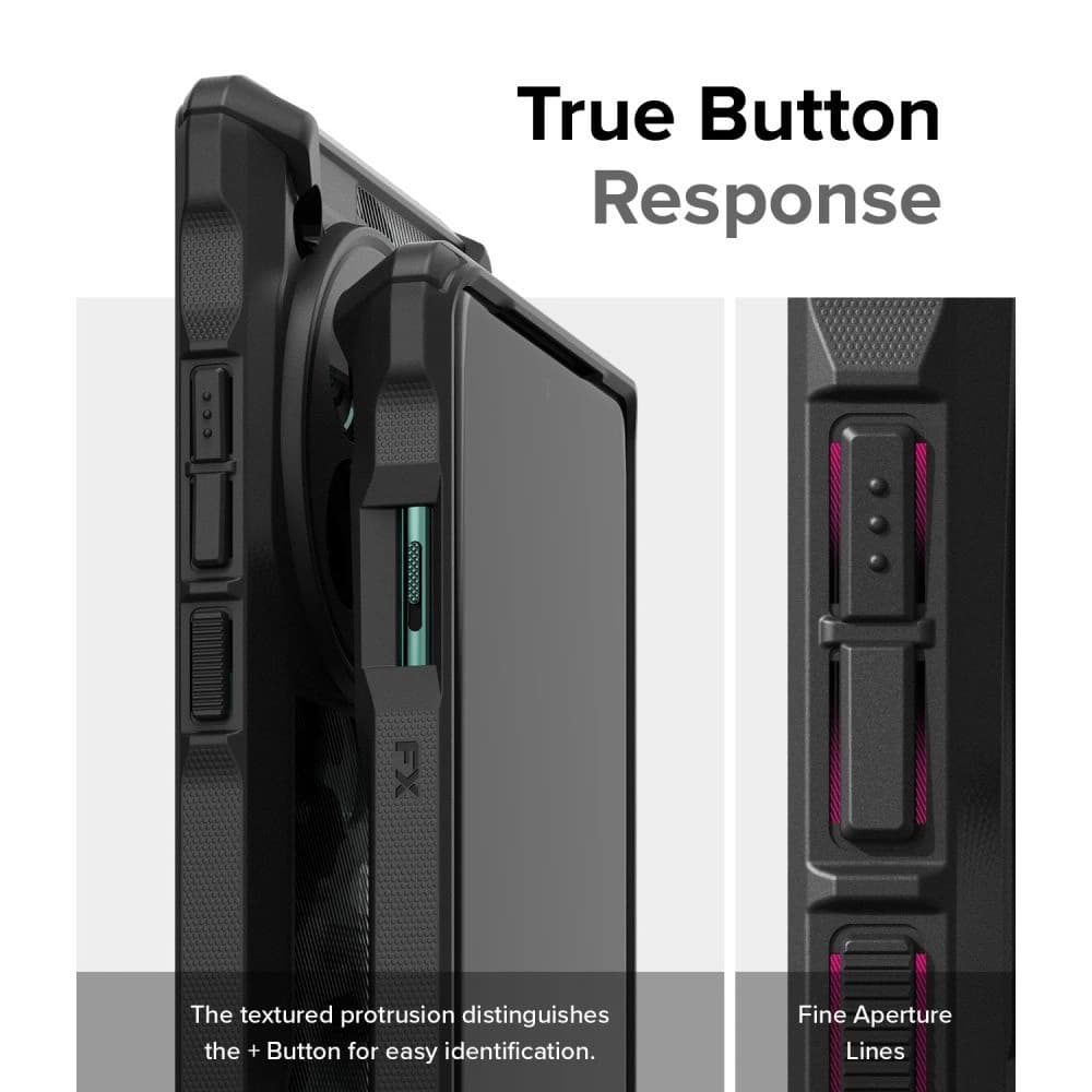 Case Ringke Fusion-X OnePlus 12 Camo Schwarz - 5