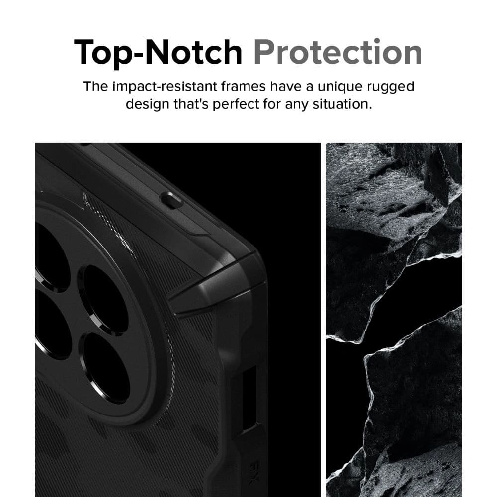 Case Ringke Fusion-X OnePlus 12 Camo Schwarz - 7