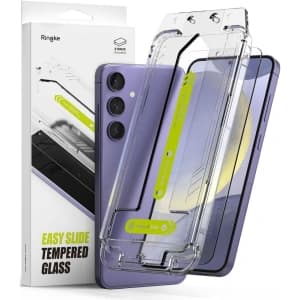 Gehärtetes Glas Ringke Easy Slide Samsung Galaxy S24 Clear [2 PACK]