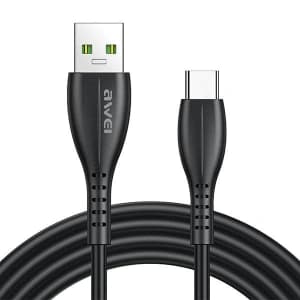Kabel AWEI CL-115T USB-A / USB-C 2.4A schwarz