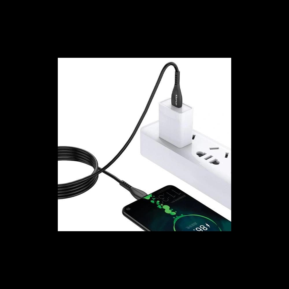 Kabel AWEI CL-115T USB-A / USB-C 2.4A schwarz - 3