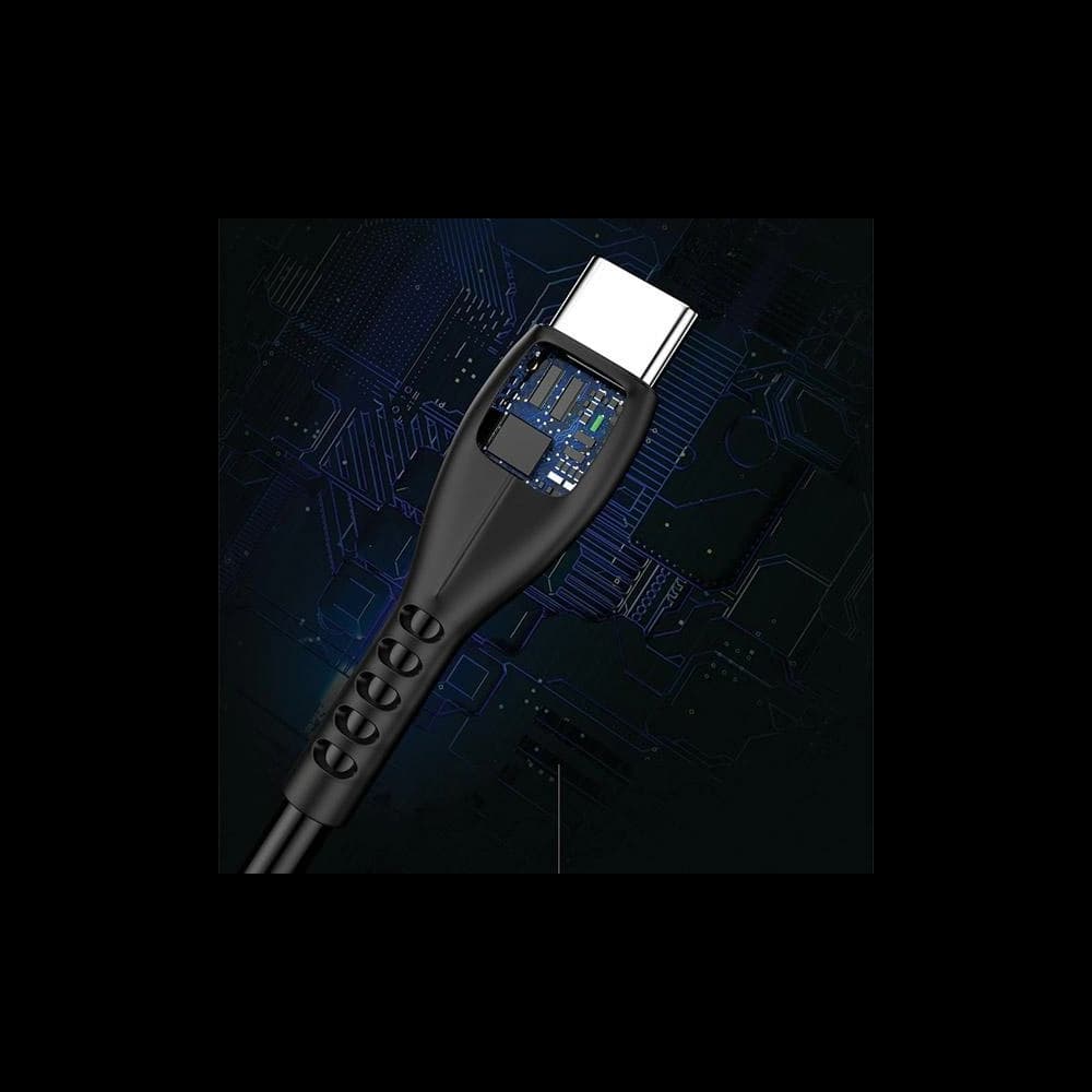 Kabel AWEI CL-115T USB-A / USB-C 2.4A schwarz - 5