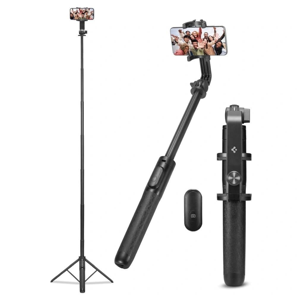Kijek Spigen S560W Bluetooth Selfie Stick Tripod Černý - 1