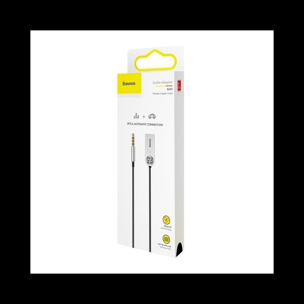 Adapter audio Bluetooth 5.0 Baseus USB, AUX Black - 7