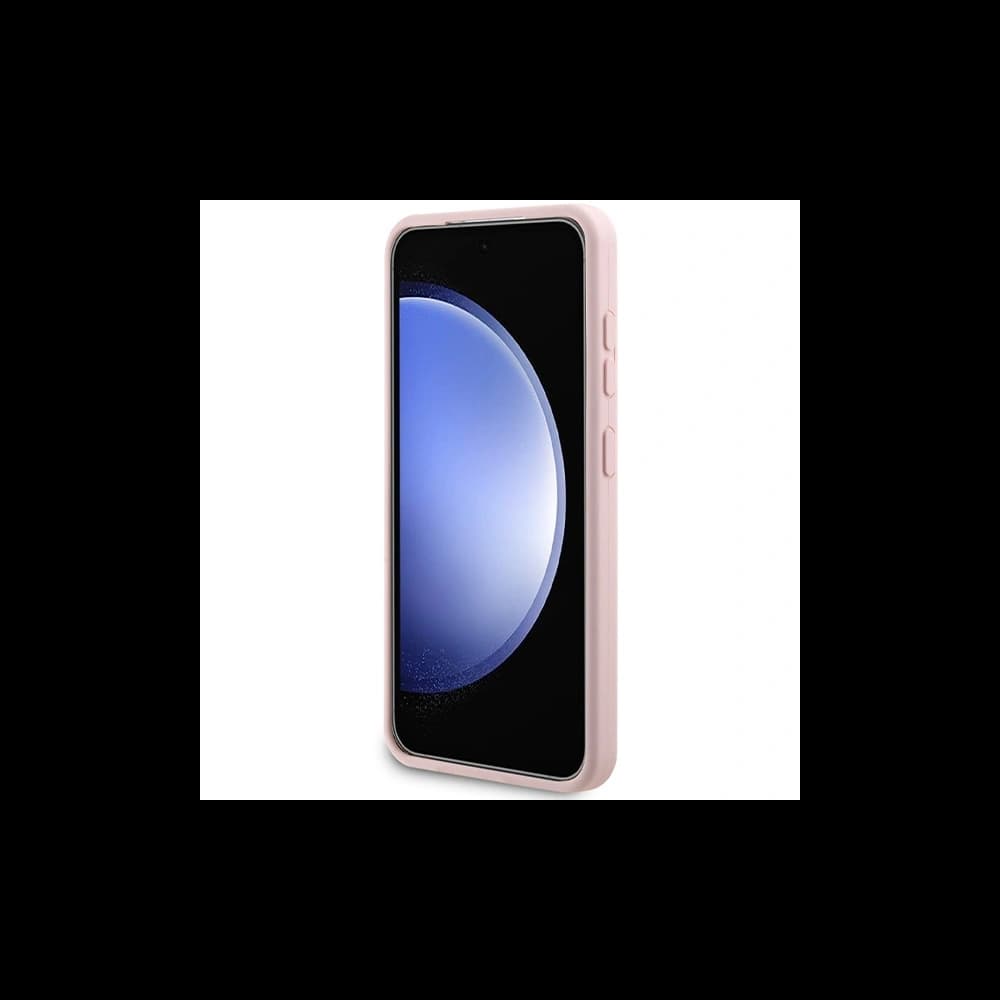 Etui Karl Lagerfeld KLHCS24MSNCHBCP Samsung Galaxy S24+ Plus hardcase Silicone Choupette różowy/pink - 5