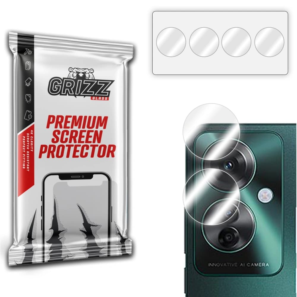 Glas für die Kamera GrizzGlass HybridGlass für Oppo Reno11 F - 1