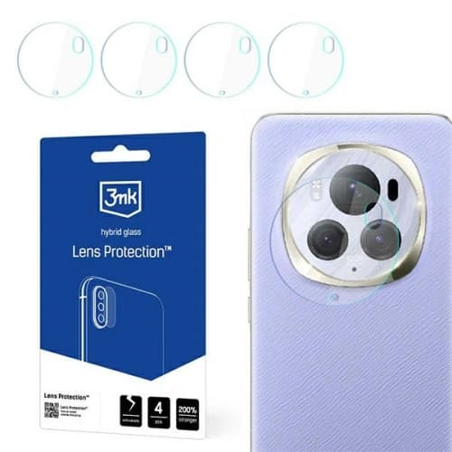 Hybridglas für die Kameraobjektiv 3MK Lens Protect Honor Magic6 Pro [4 PACK]