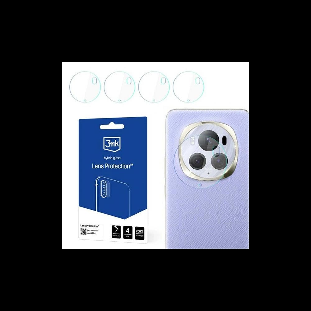 Hybridglas für die Kameraobjektiv 3MK Lens Protect Honor Magic6 Pro [4 PACK] - 1