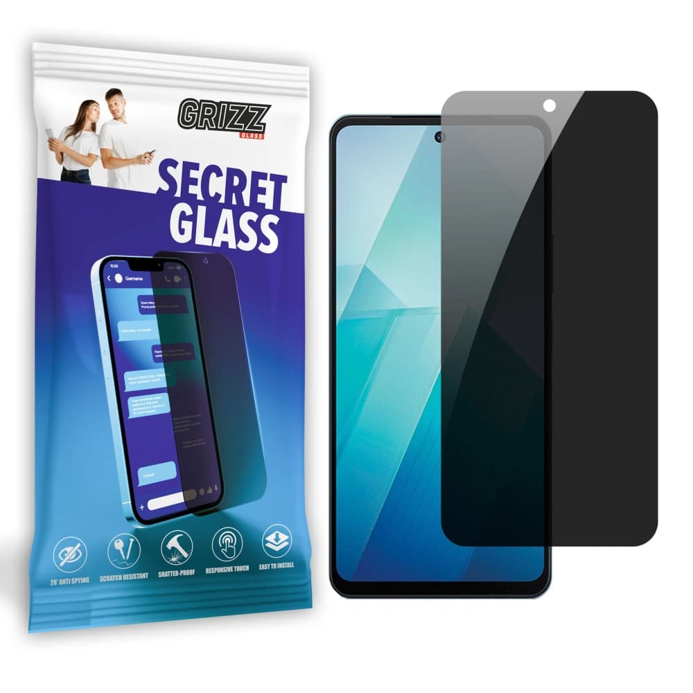 Matowe szkło prywatyzujące GrizzGlass SecretGlass do Vivo Y100t - 1
